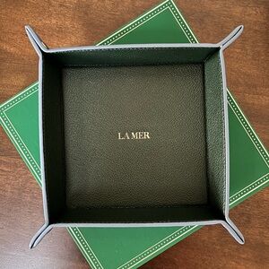 La Mer Black Leather Tray